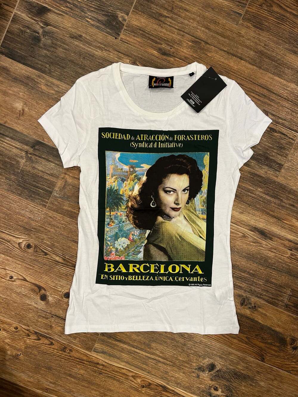 Hollywood Legends 2012 Barcelona Graphic T-Shirt Size L Dead stock
